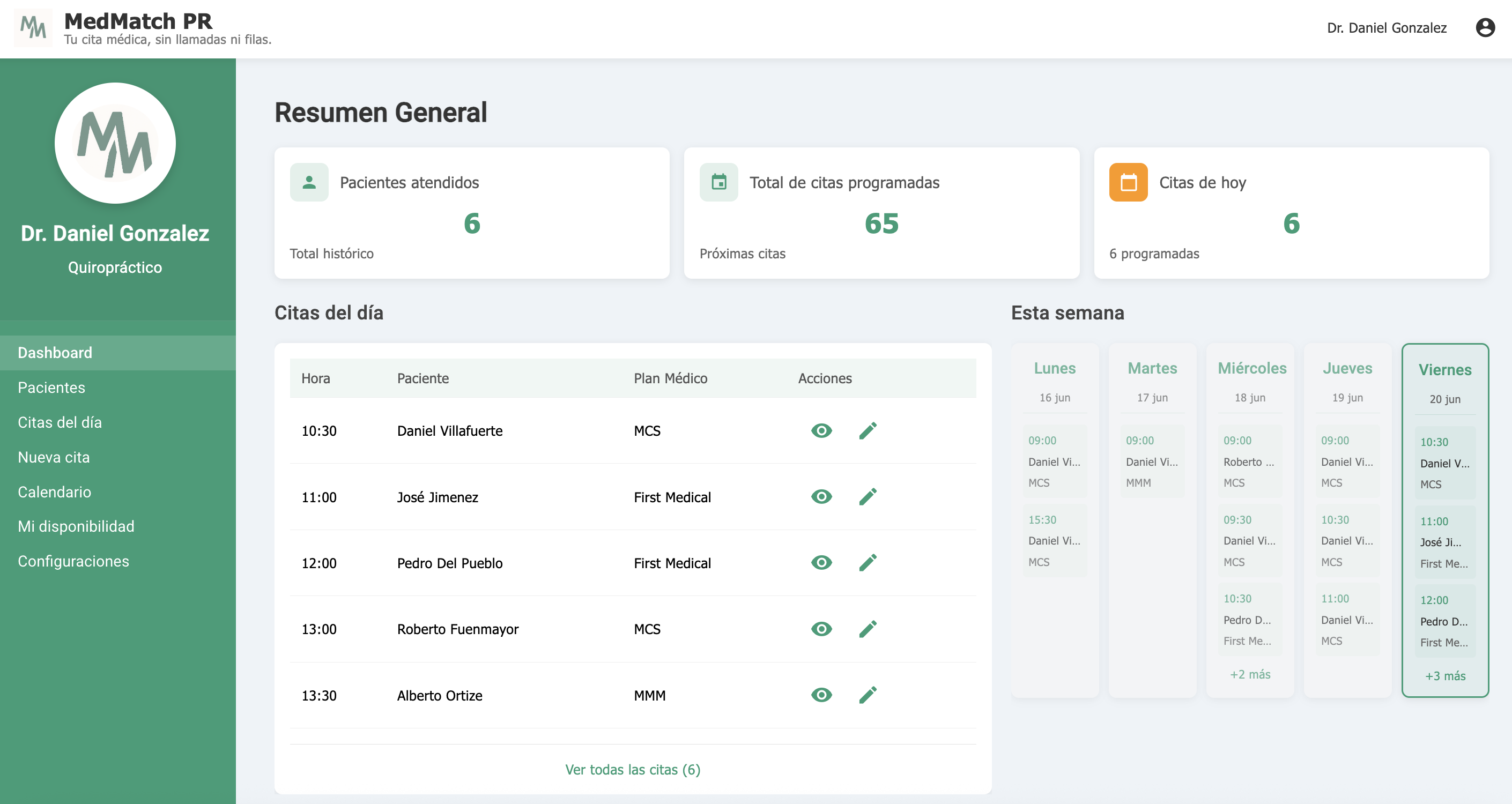 MedMatch Dashboard